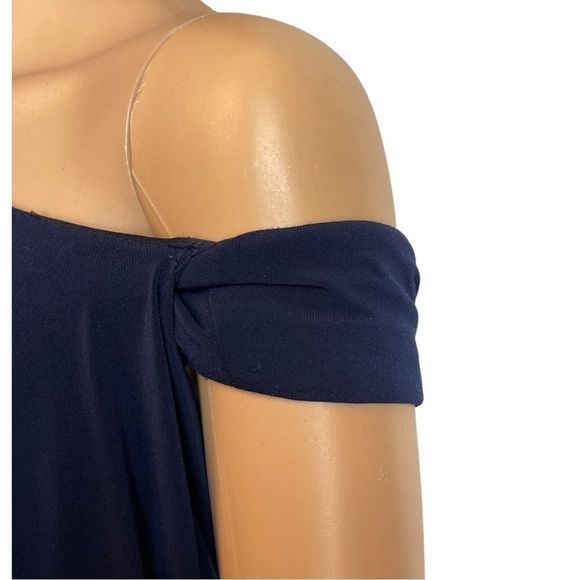 FINAL DROP! Betsy Adam One Shoulder / Cold Shoulder Cape Gown - Picture 7 of 13